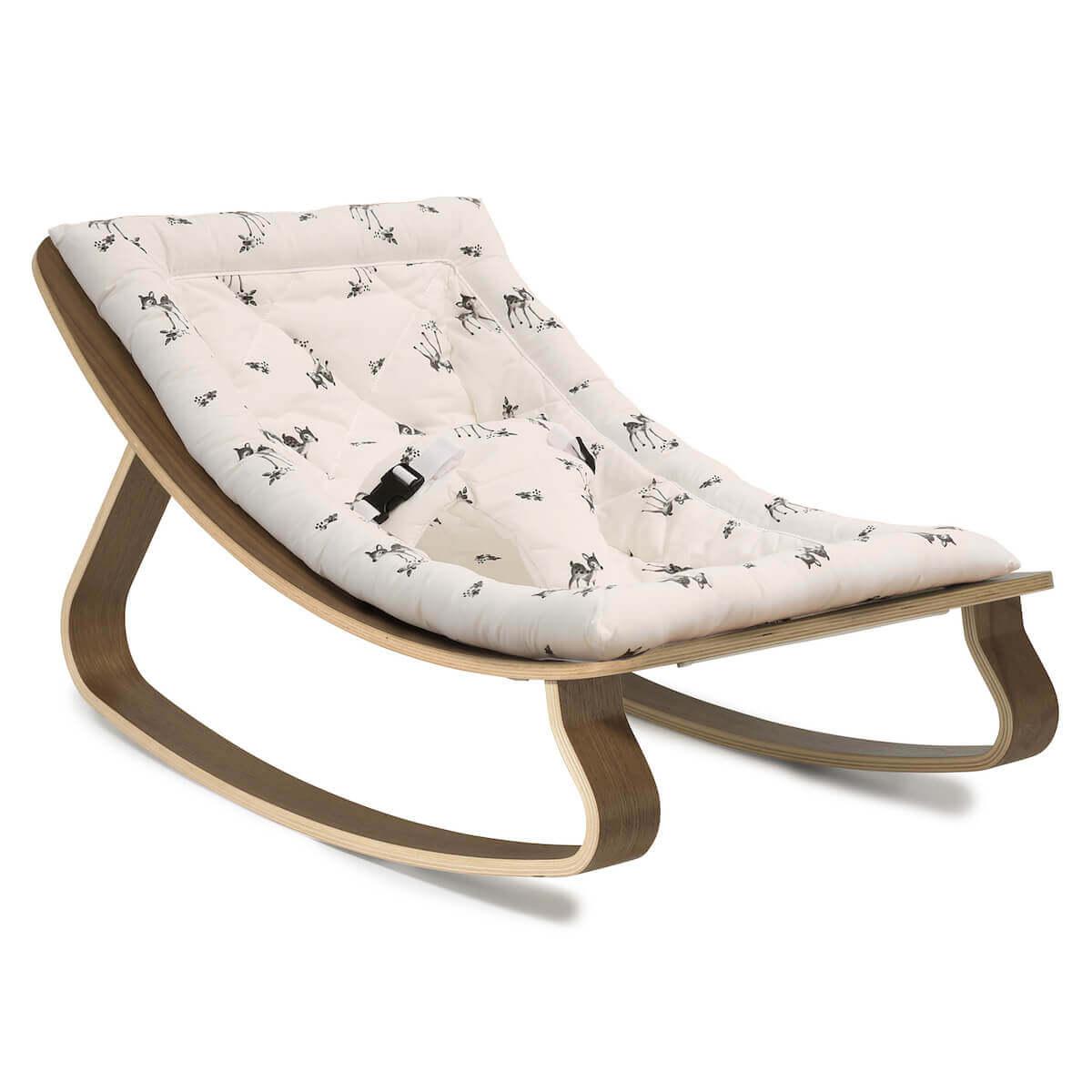 Transat bébé LEVO Charlie Crane noyer-Fawn