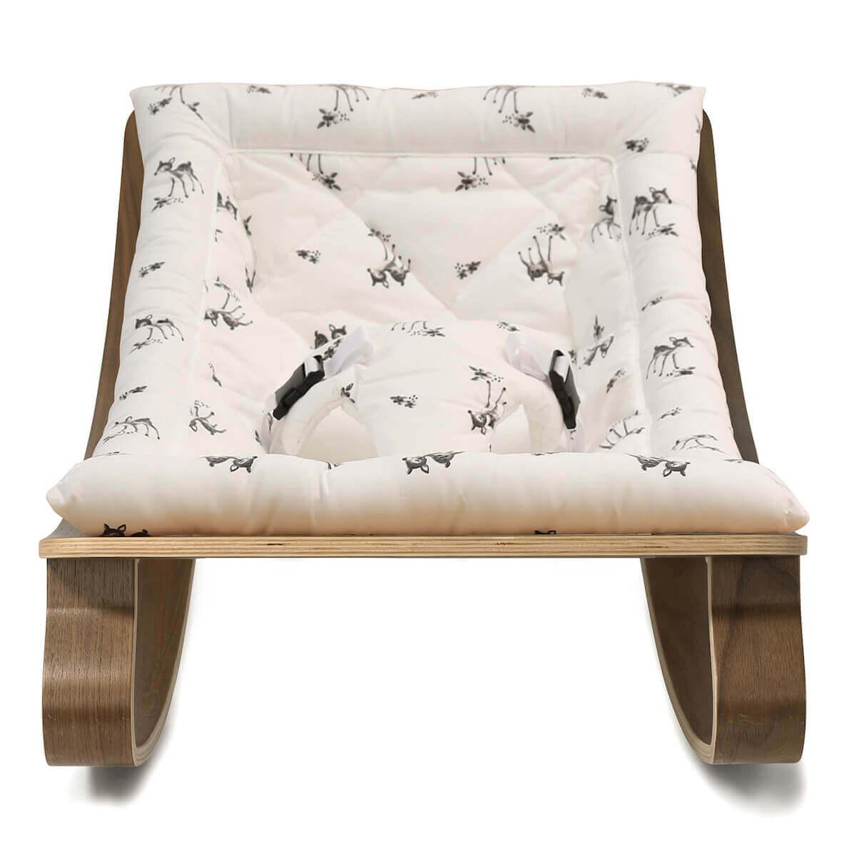 Transat bébé LEVO Charlie Crane noyer-Fawn