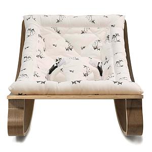 Transat bébé LEVO Charlie Crane noyer-Fawn