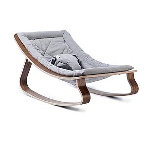 Transat bébé LEVO Charlie Crane walnut-sweet grey