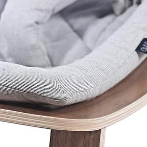 Transat bébé LEVO Charlie Crane walnut-sweet grey