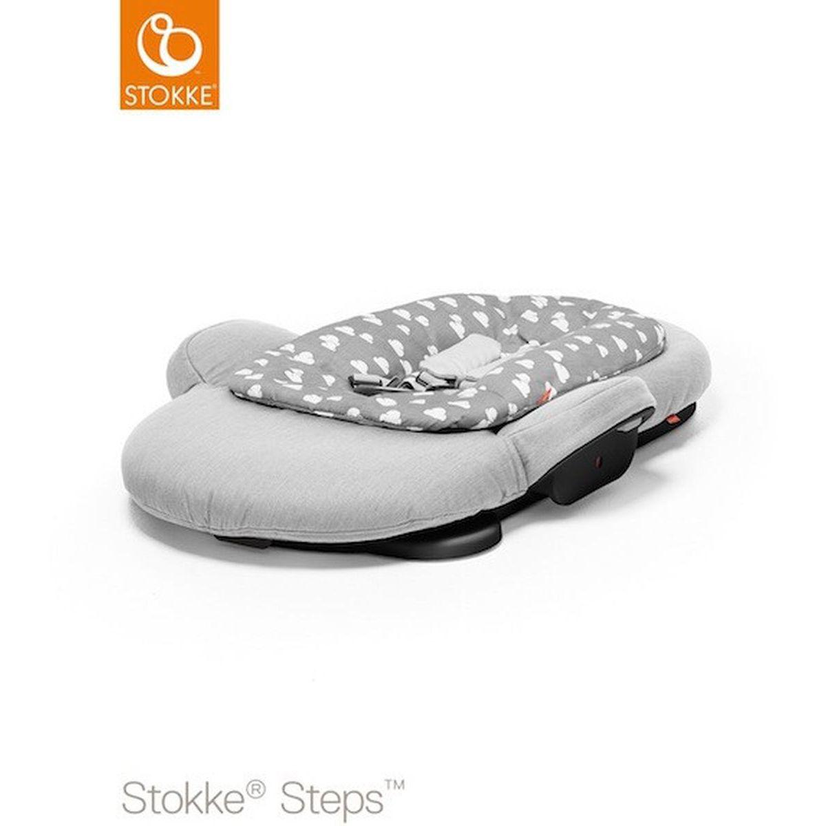 Transat bébé STEPS Stokke noir-gris nuage
