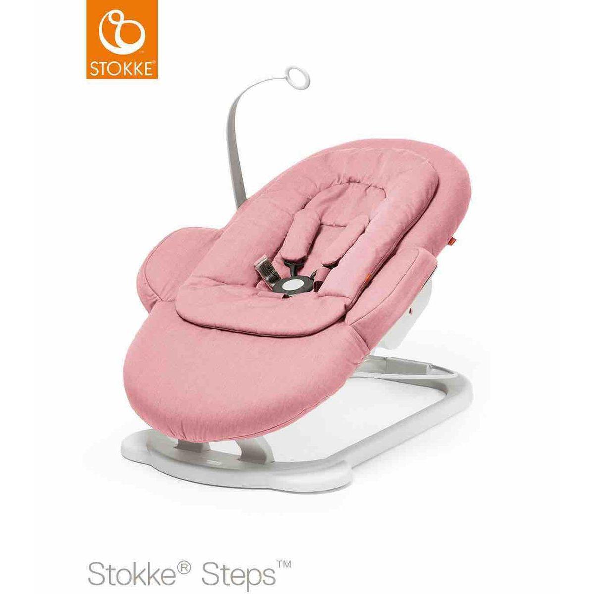 Transat bébé STEPS Stokke rose