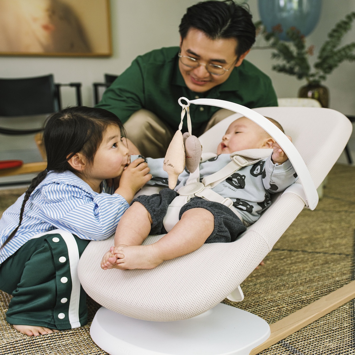 Transat bébé YOGA Stokke light sand