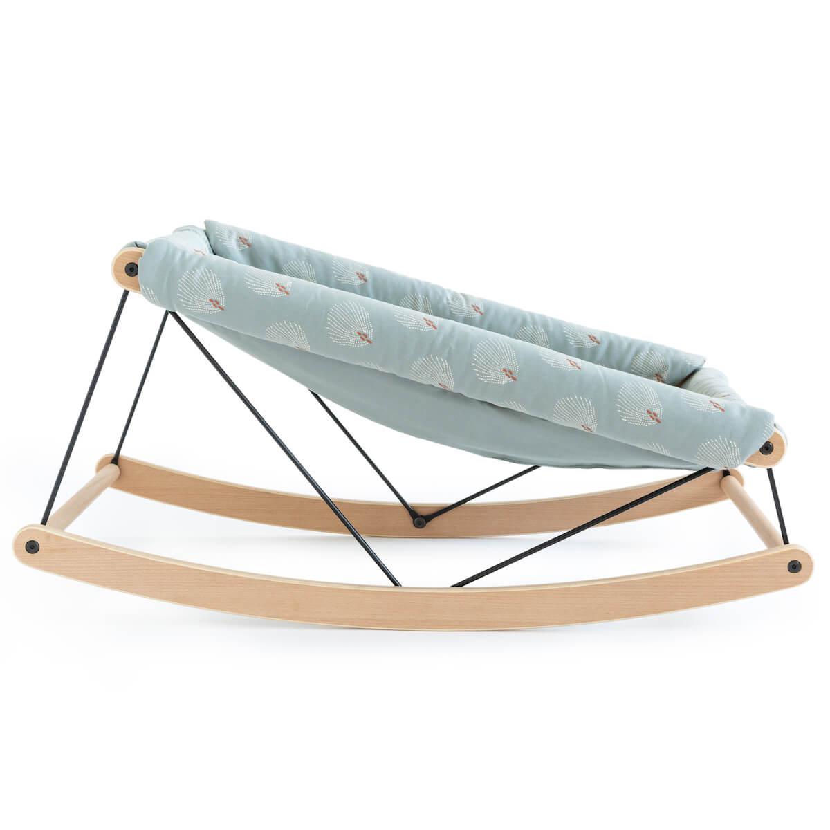 Transat GROWING GREEN Nobodinoz white gatsby-antique green