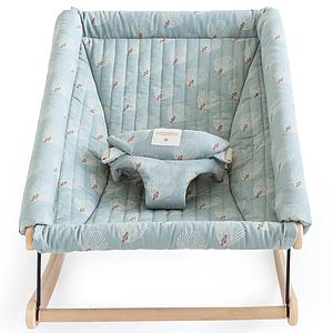 Transat GROWING GREEN Nobodinoz white gatsby-antique green