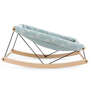 Transat GROWING GREEN Nobodinoz white gatsby-antique green