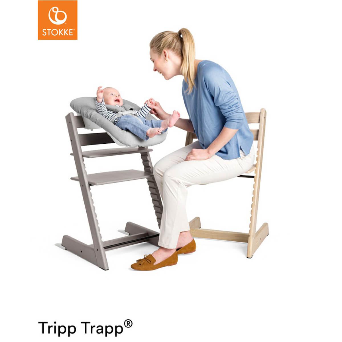Transat nouveau-né TRIPP TRAPP V2 Stokke gris