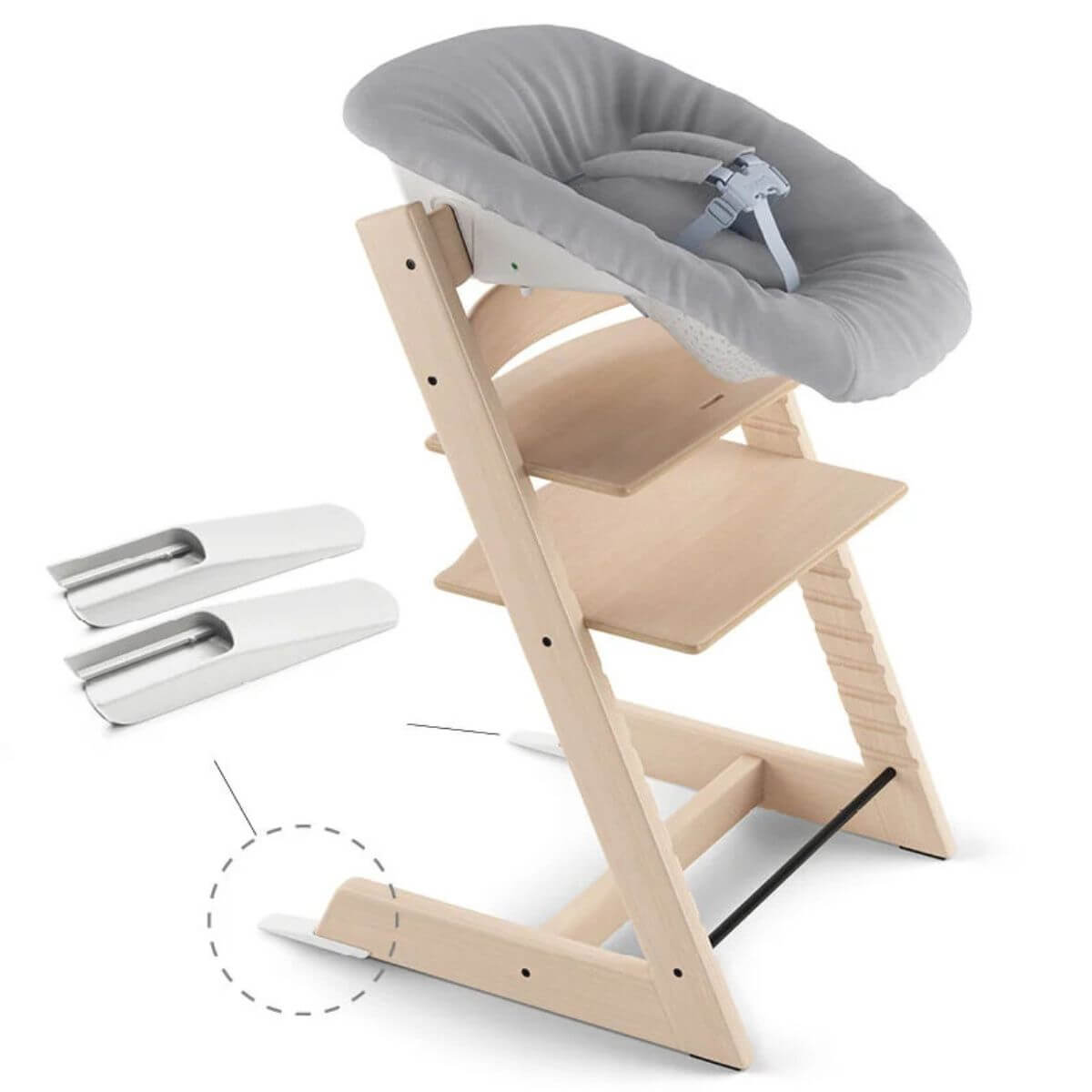 Transat nouveau-né TRIPP TRAPP V2 Stokke gris