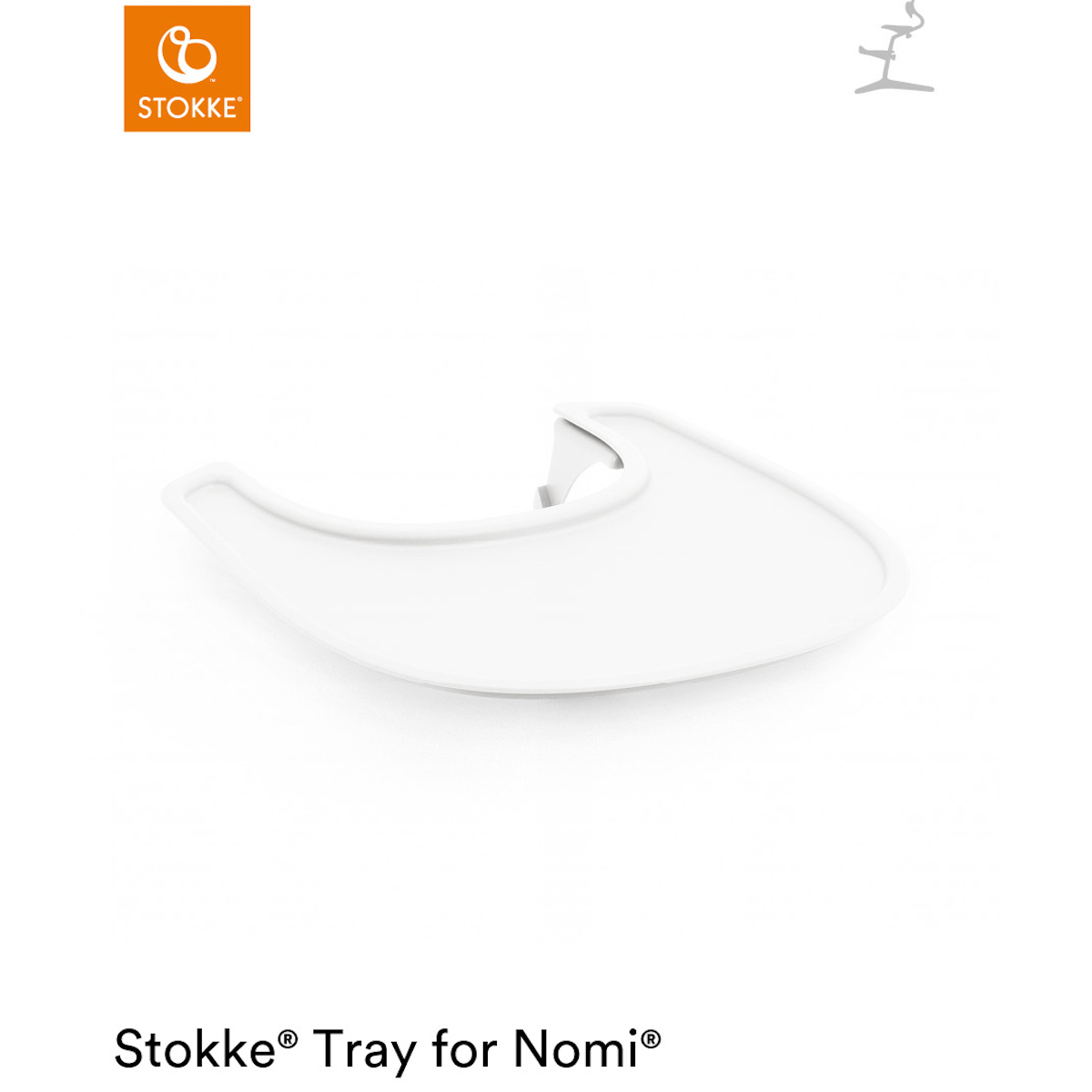 Tray NOMI Stokke blanc