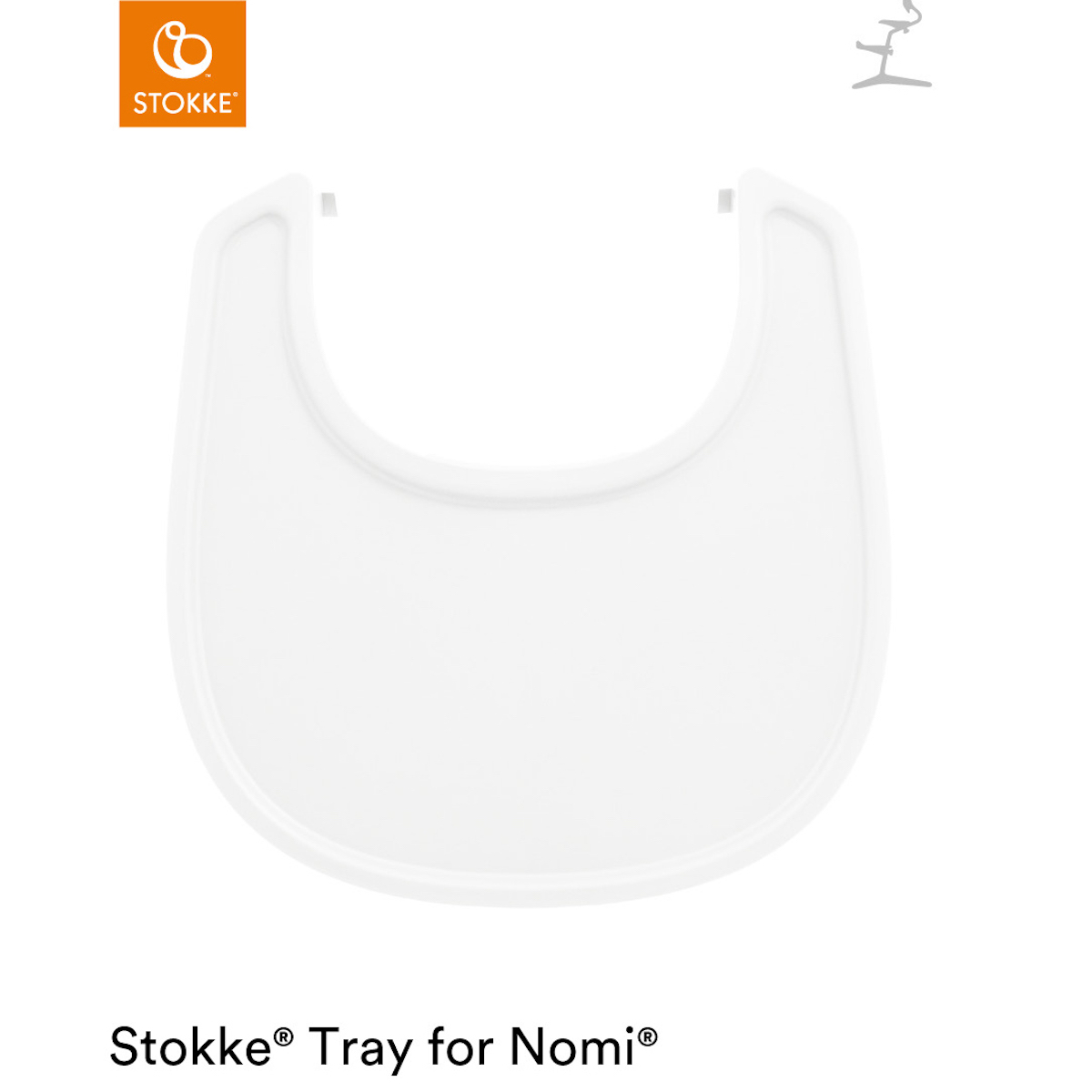 Tray NOMI Stokke blanc