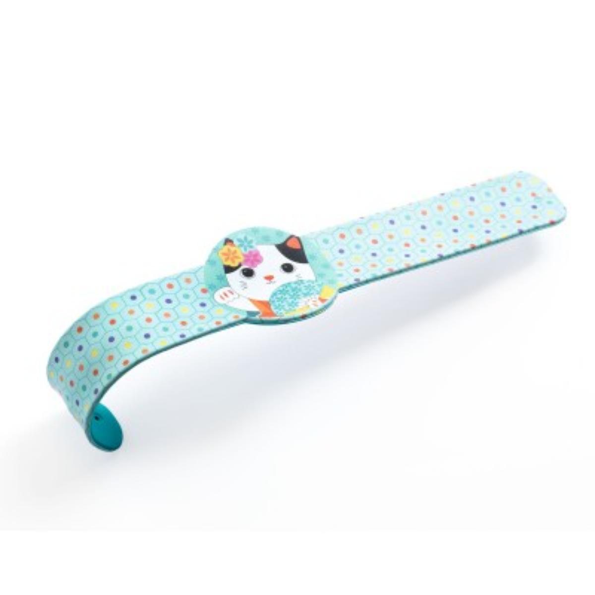 Tresors Bracelets enrouleur Coeur, Chat, lapin. Display de 15p Djeco