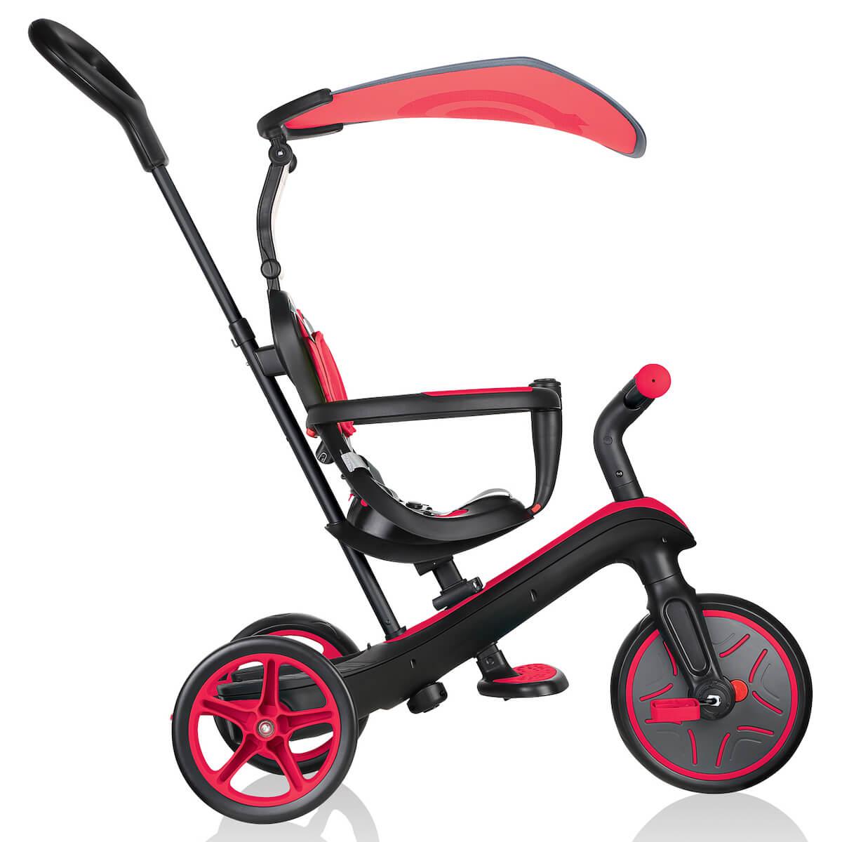 Tricycle EXPLORER 4 en 1 Globber rouge