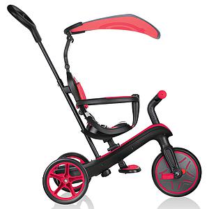 Tricycle EXPLORER 4 en 1 Globber rouge