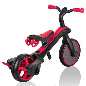 Tricycle EXPLORER 4 en 1 Globber rouge
