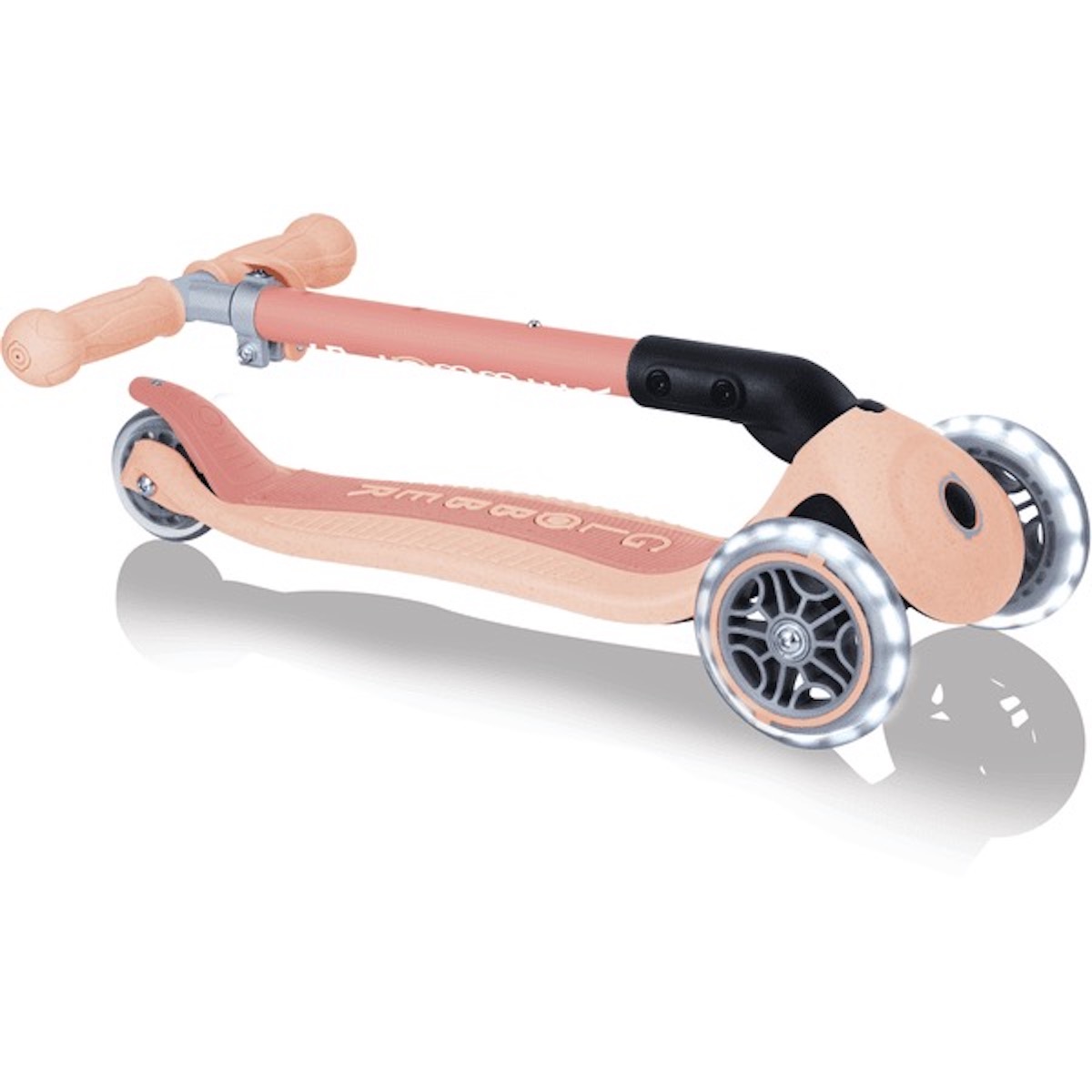 Trottinette Junior Foldable Lights Eco Peach Globber