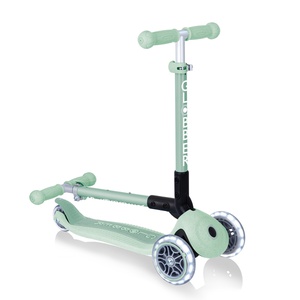 Trottinette Junior Foldable Lights Eco Pistache Globber