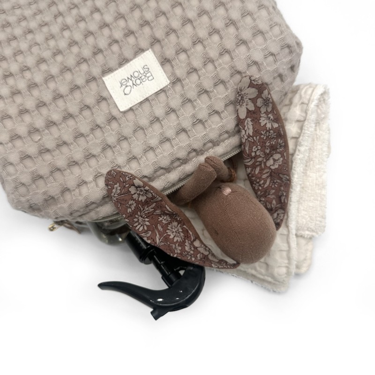 Trousse de toilette CAMILA Babyshower gofre latte