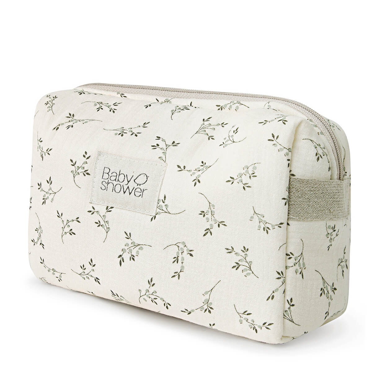 Trousse de toilette CAMILA Babyshower olive bloom