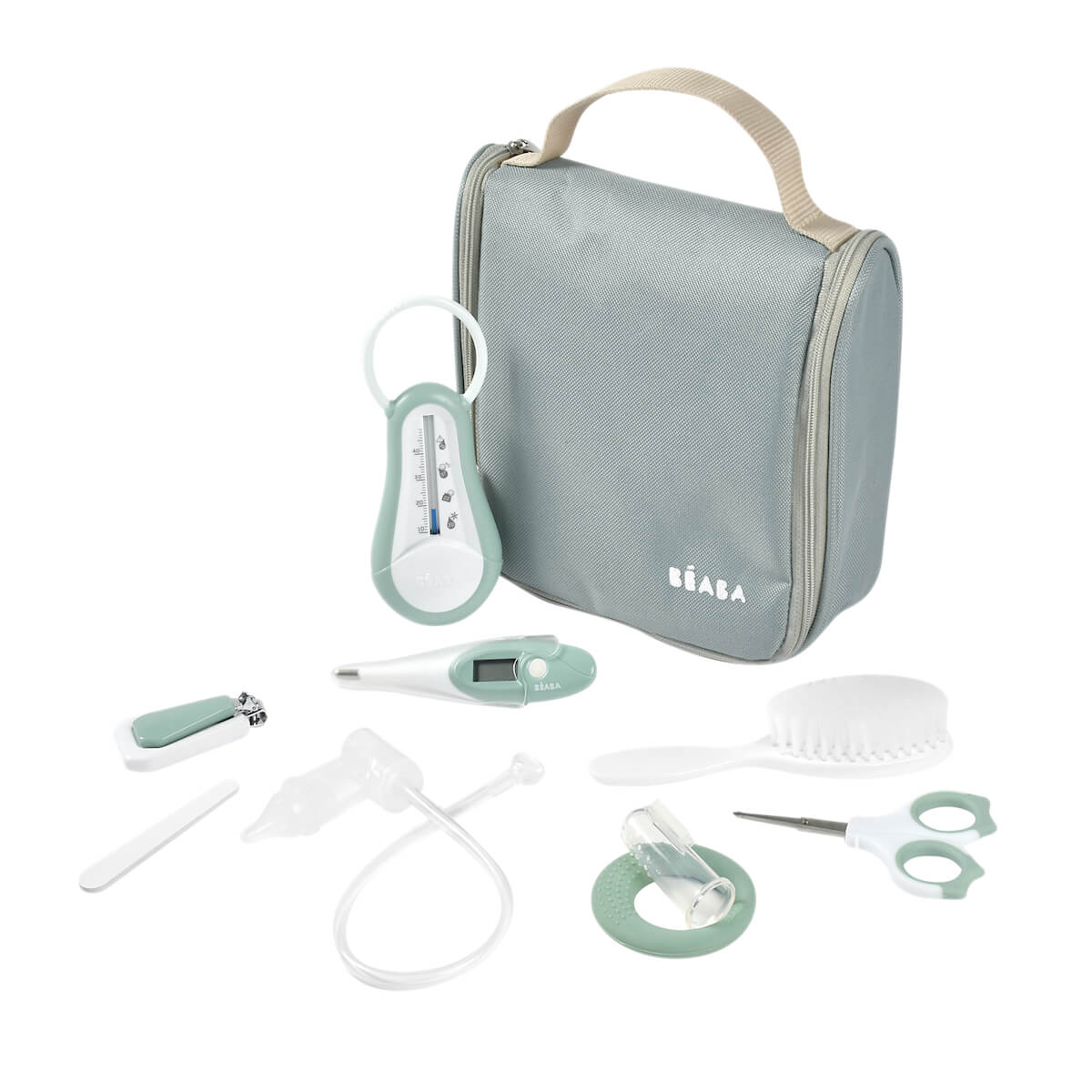 Trousse de toilette NOMADE Beaba vert sauge