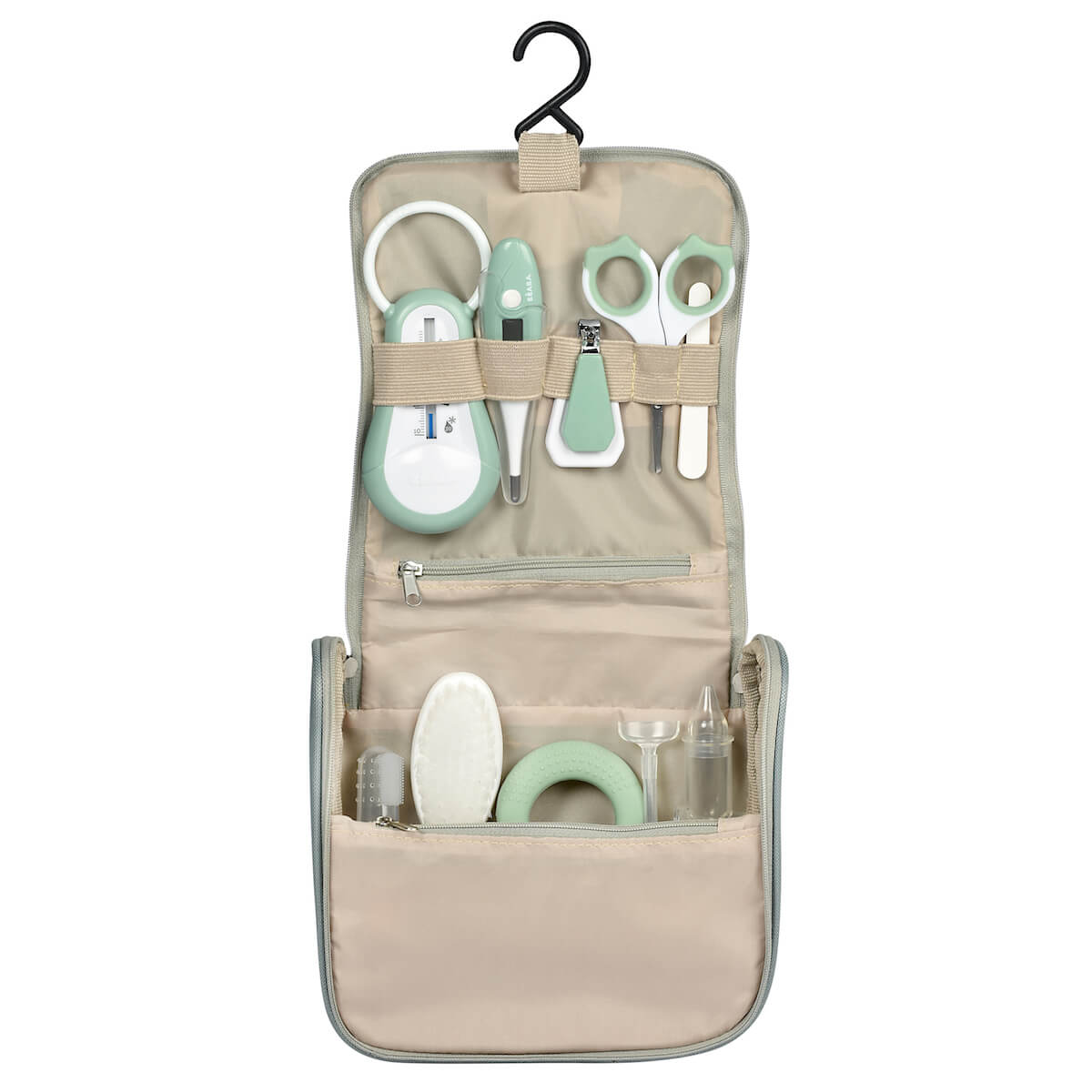 Trousse de toilette NOMADE Beaba vert sauge