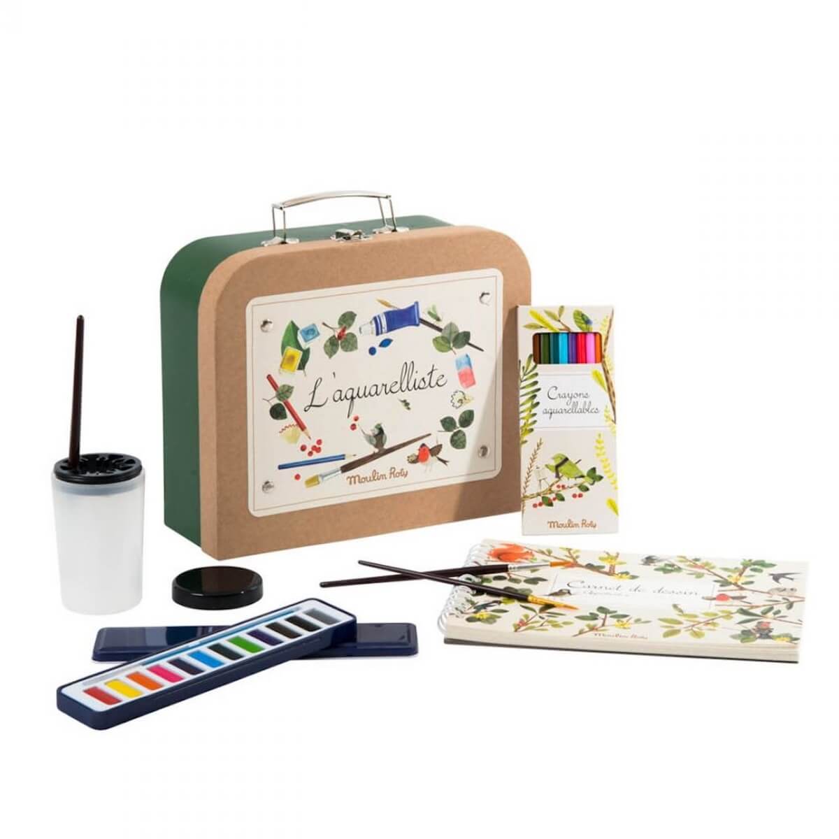 Valise aquarelliste LE JARDIN DU MOULIN Moulin Roty