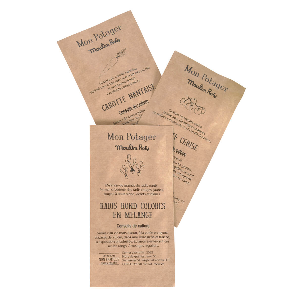 Valise jardinier LE JARDIN DU MOULIN Moulin Roty