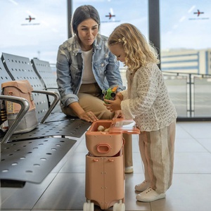 Valise-lit JETKIDS Sokke Coral Pink