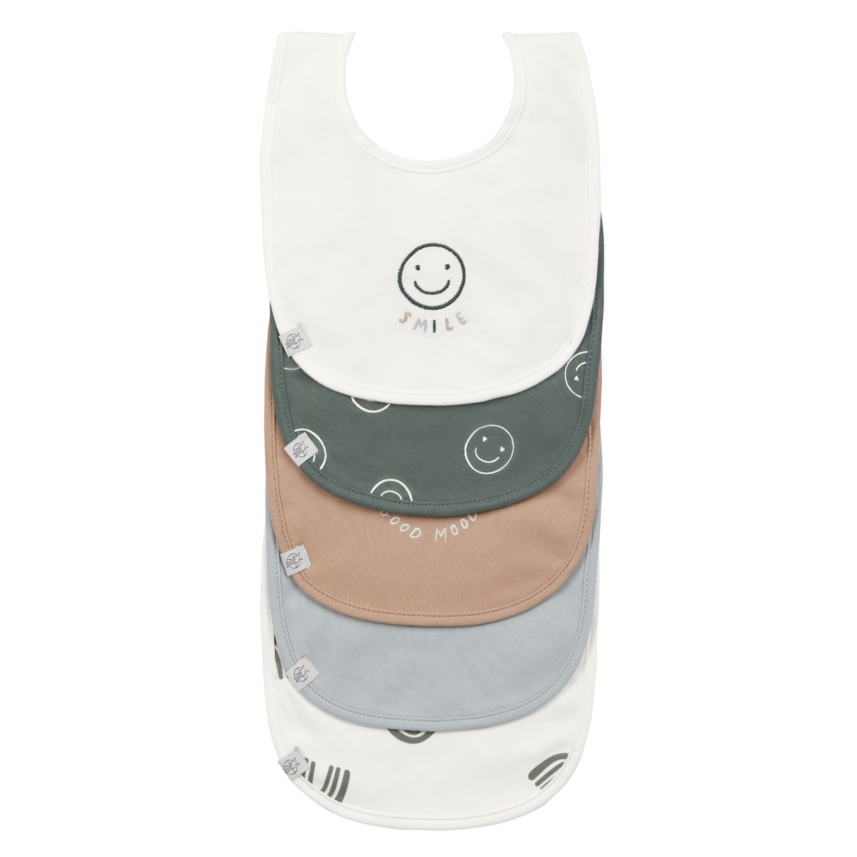 Value Pack Bib 5 pcs Tiny Smile Laessig