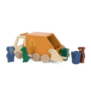 Véhicule en bois CAMION POUBELLE Trixie