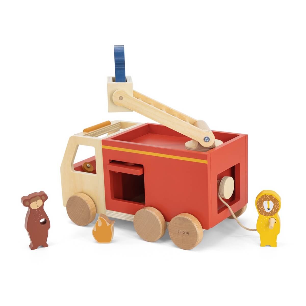 Véhicule en bois POMPIER Trixie