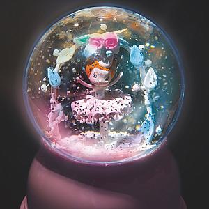 Veilleuse-boule à neige BALLERINE Djeco