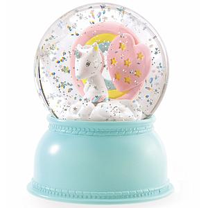 Veilleuse-boule à neige LICORNE Djeco