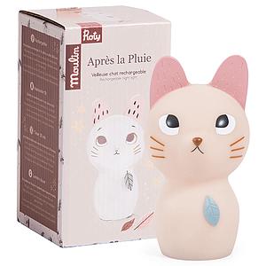 Veilleuse chat APRÈS LA PLUIE Moulin Roty