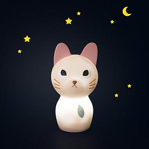 Veilleuse chat APRÈS LA PLUIE Moulin Roty