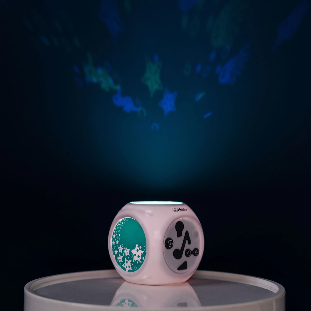 Veilleuse musicale avec projection KÜBE Bblüv