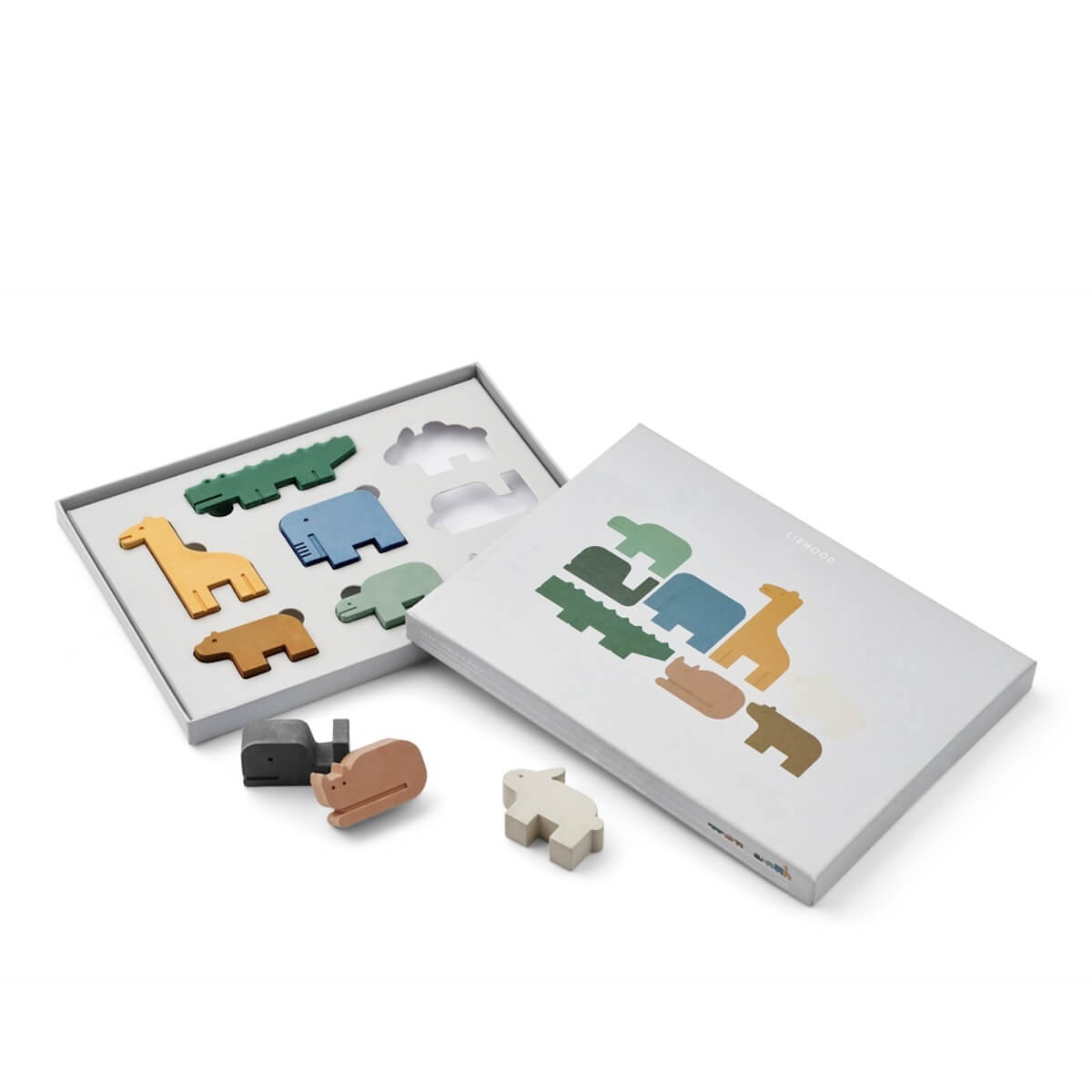 Vesa Chalk 9 pack Liewood Yellow mellow multi mix