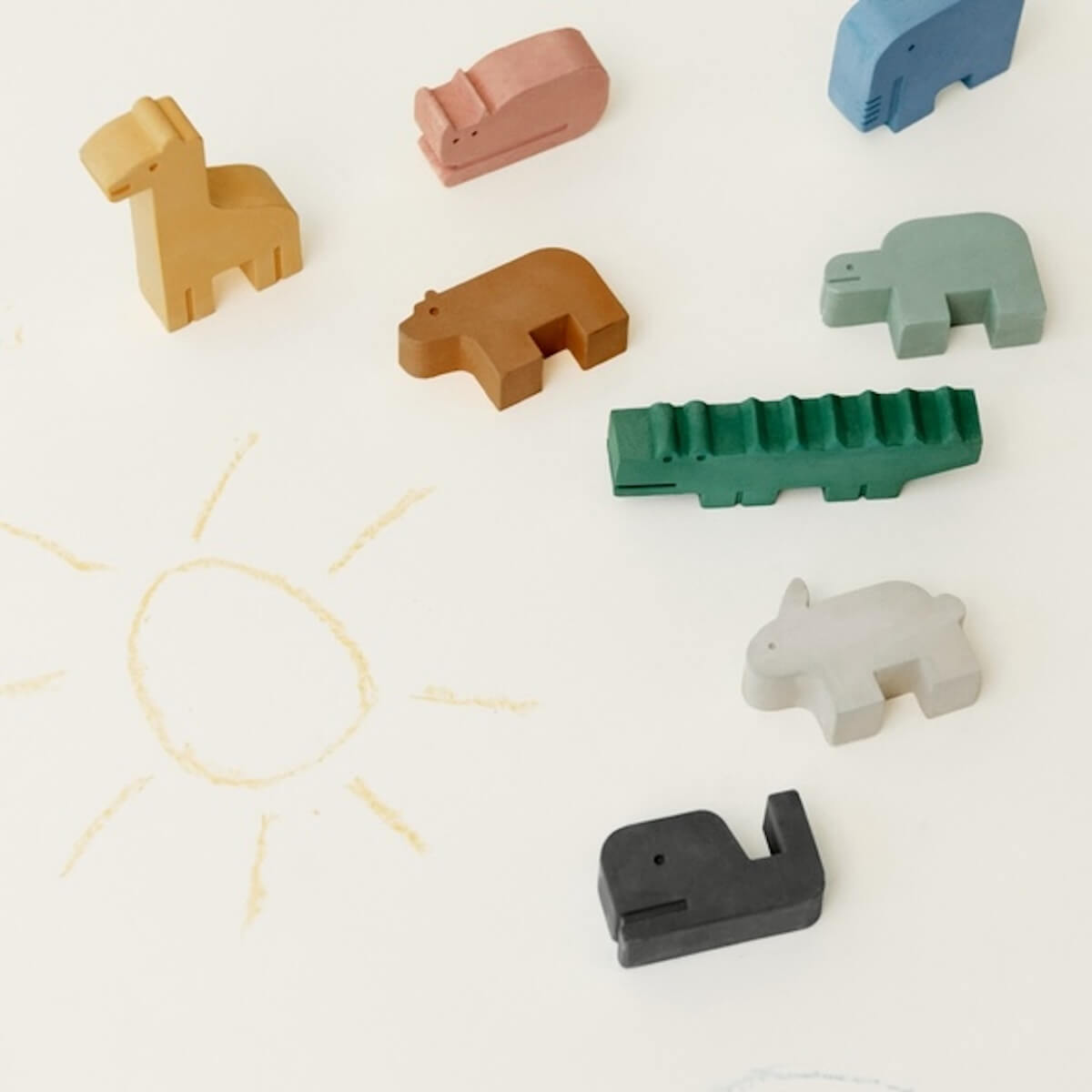 Vesa Chalk 9 pack Liewood Yellow mellow multi mix