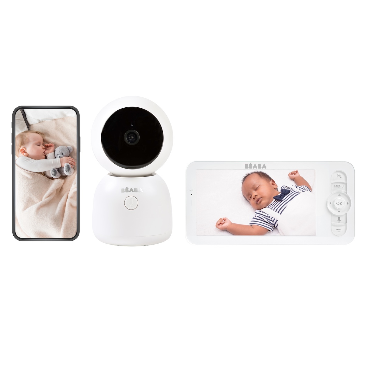 Vigilabebé Zen Night Light Beaba Blanco