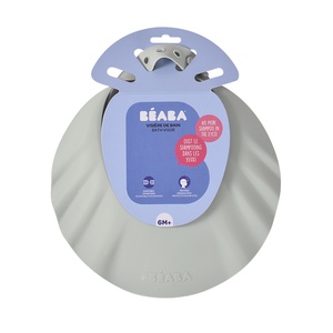 Visera baño silicona Beaba gris