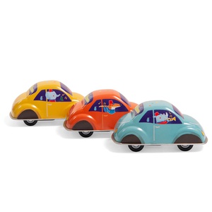 Voiture à friction LES JOUETS METAL Moulin Roty jaune