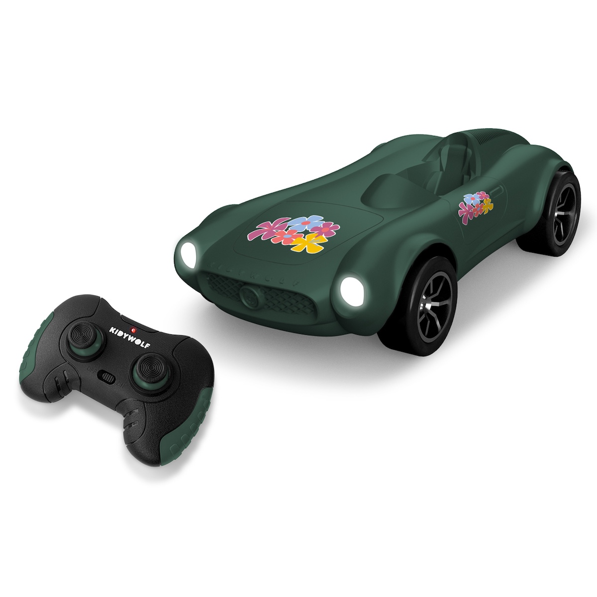 Voiture radiocommandée Kidycar Kidywolf green