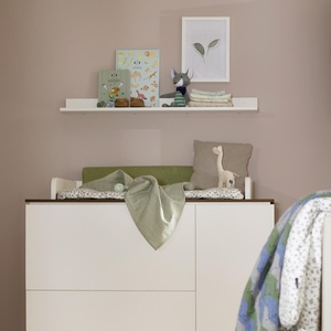 Wall shelf 94,7x7,6x19,6cm LOVELY ALIV Yuny by Paidi off-white