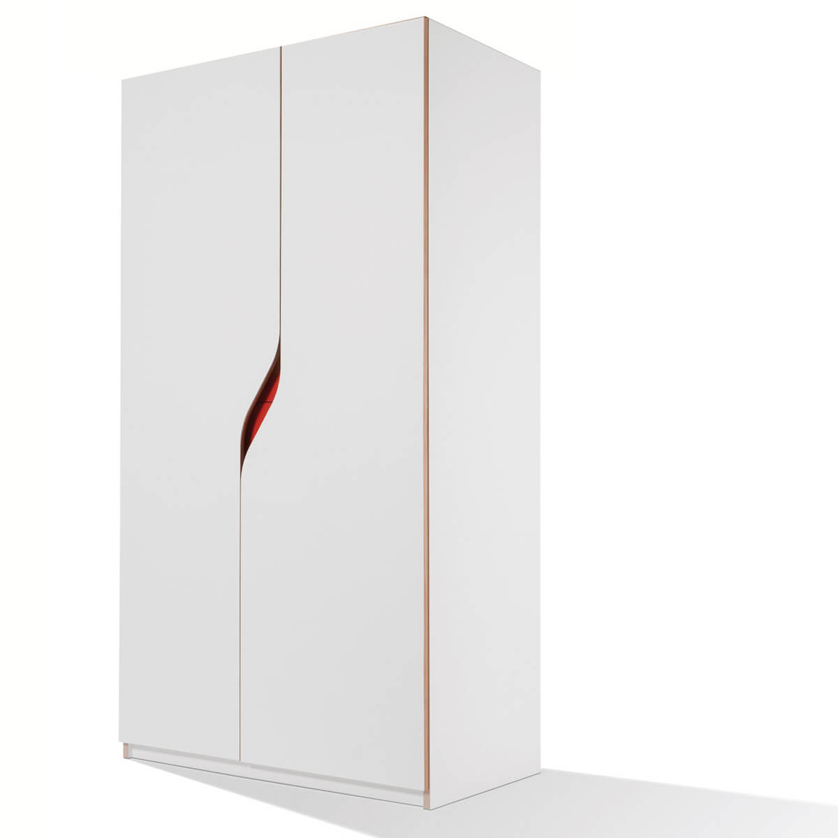 Wardrobe 2 doors PLANE Müller Small Living white