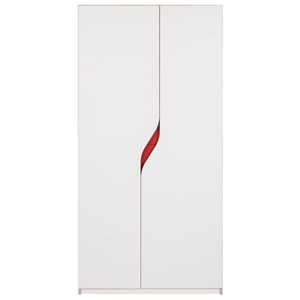 Wardrobe 2 doors PLANE Müller Small Living white