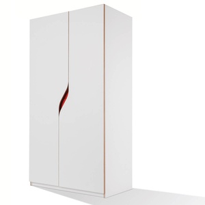 Wardrobe 2 doors PLANE Müller Small Living white