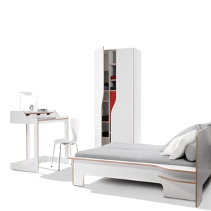Wardrobe 2 doors PLANE Müller Small Living white