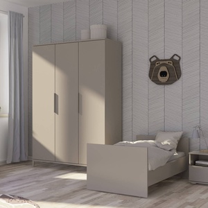 Wardrobe 3D 130,4x194,5x52,4cm BROTHER STU Yuny by Paidi taupe