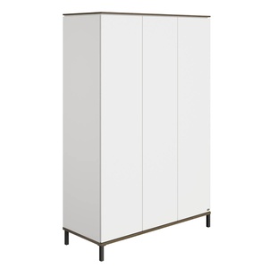 Wardrobe 3D 130,4x196,1x52,7cm LOVELY ALIV Yuny by Paidi off-white dark-walnut