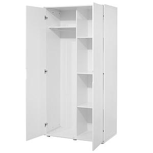 WHITE by Flexa Armoire haute 2 portes en MDF blanc